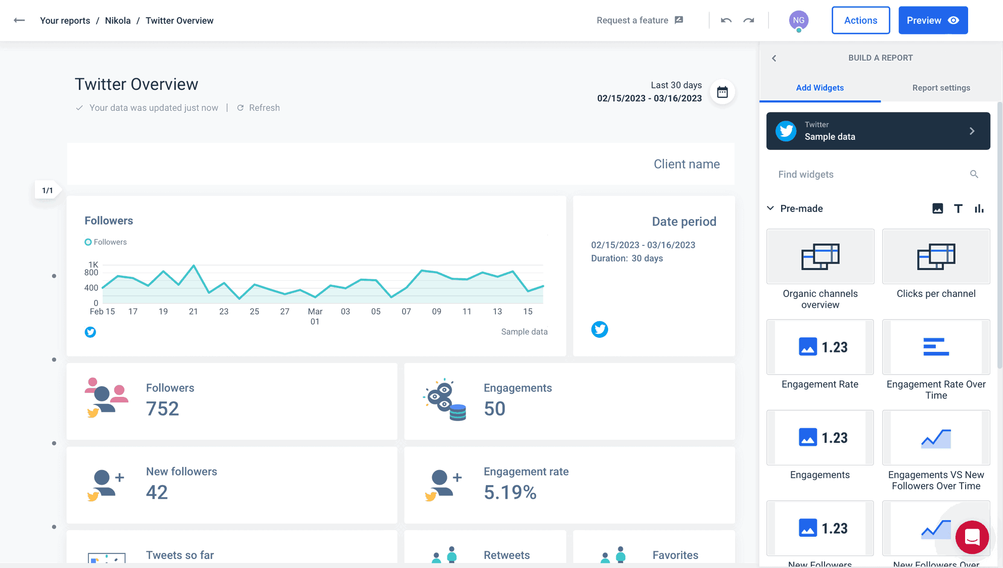 How to Create In-Depth Twitter Analytics Reports in Minutes? | Whatagraph